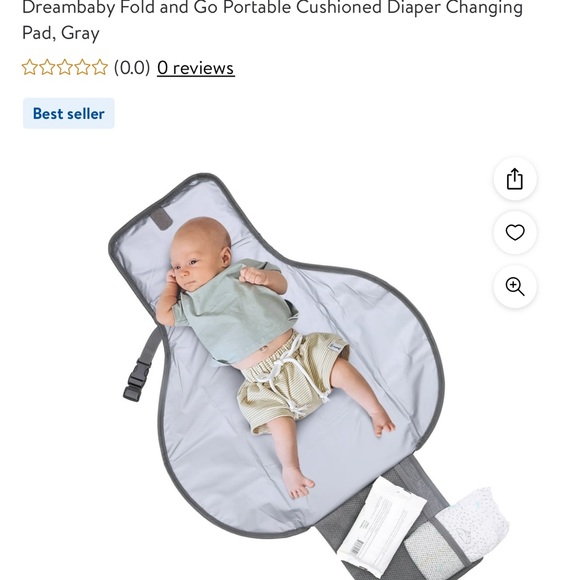 Dream Baby Fold And Go Changing Pad. No Tag Never Used - Picture 2 of 3